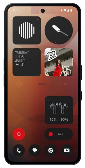 Смартфон Nothing Phone (3a) 12/256Gb Black